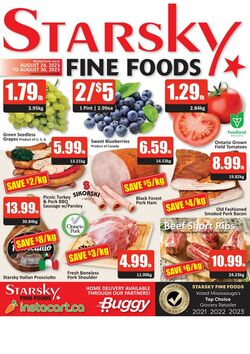 Circulaire Starsky Foods 14.09.2023 - 20.09.2023
