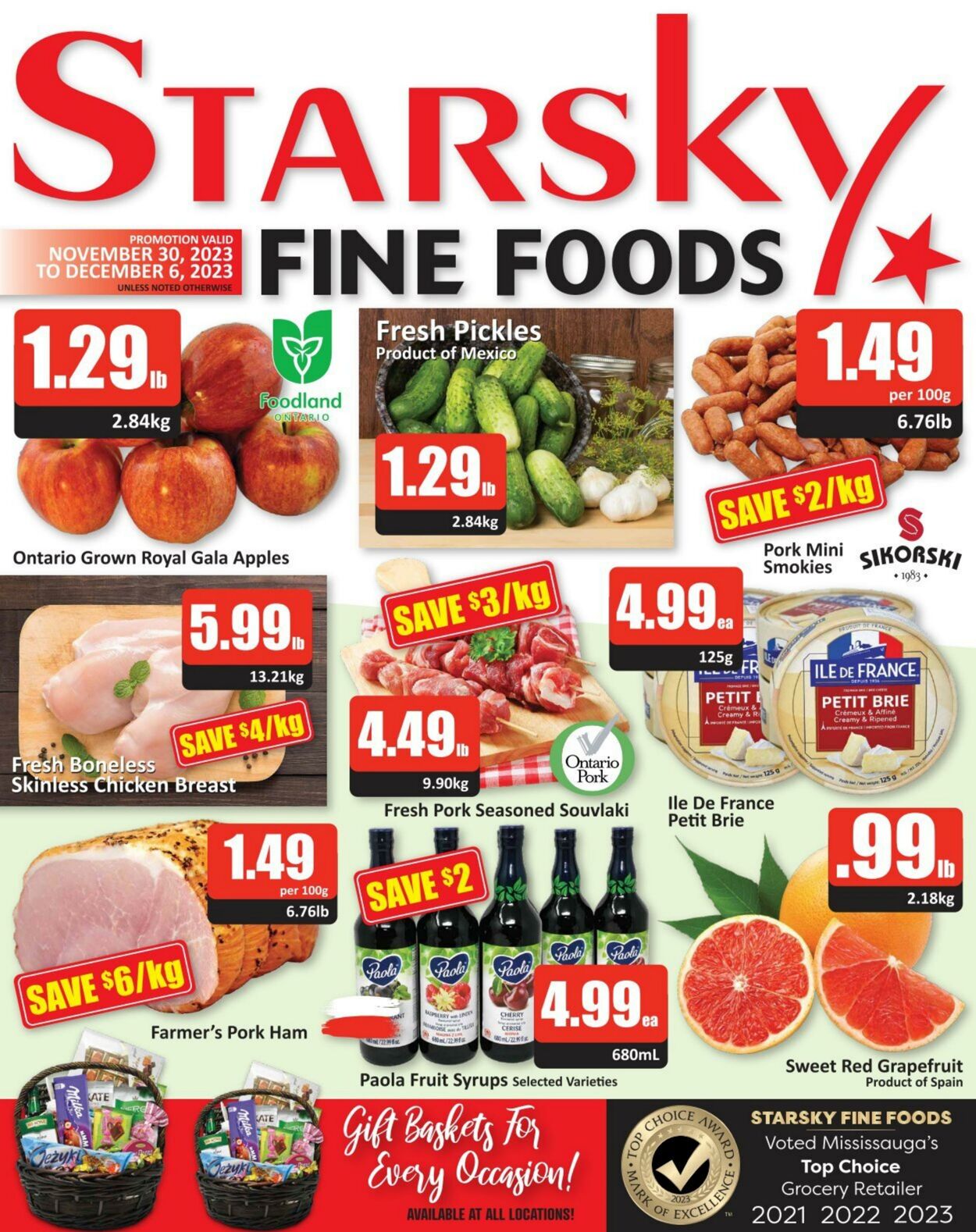 Starsky Foods Circulaires