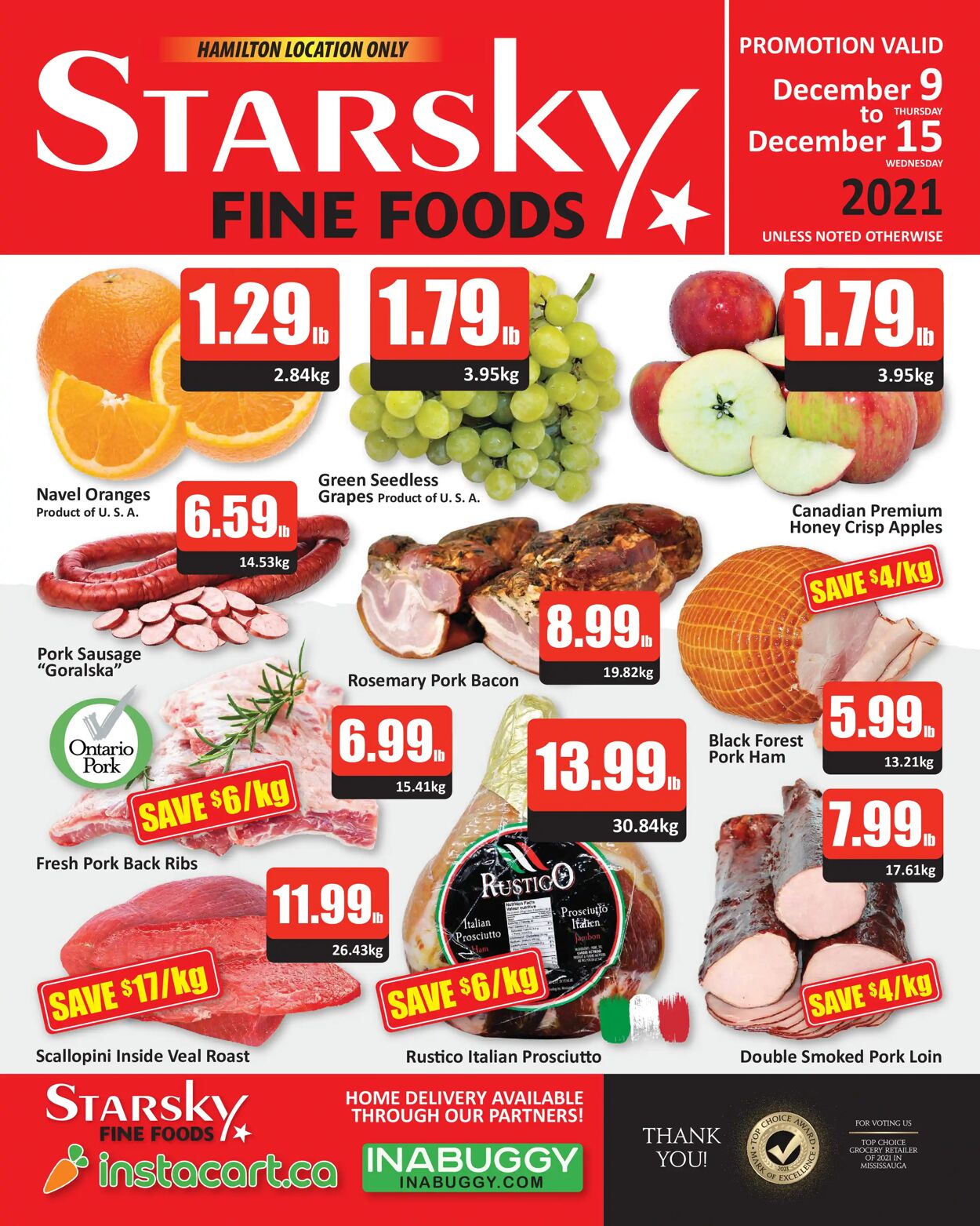 Circulaire Starsky Foods 09.12.2021 - 15.12.2021
