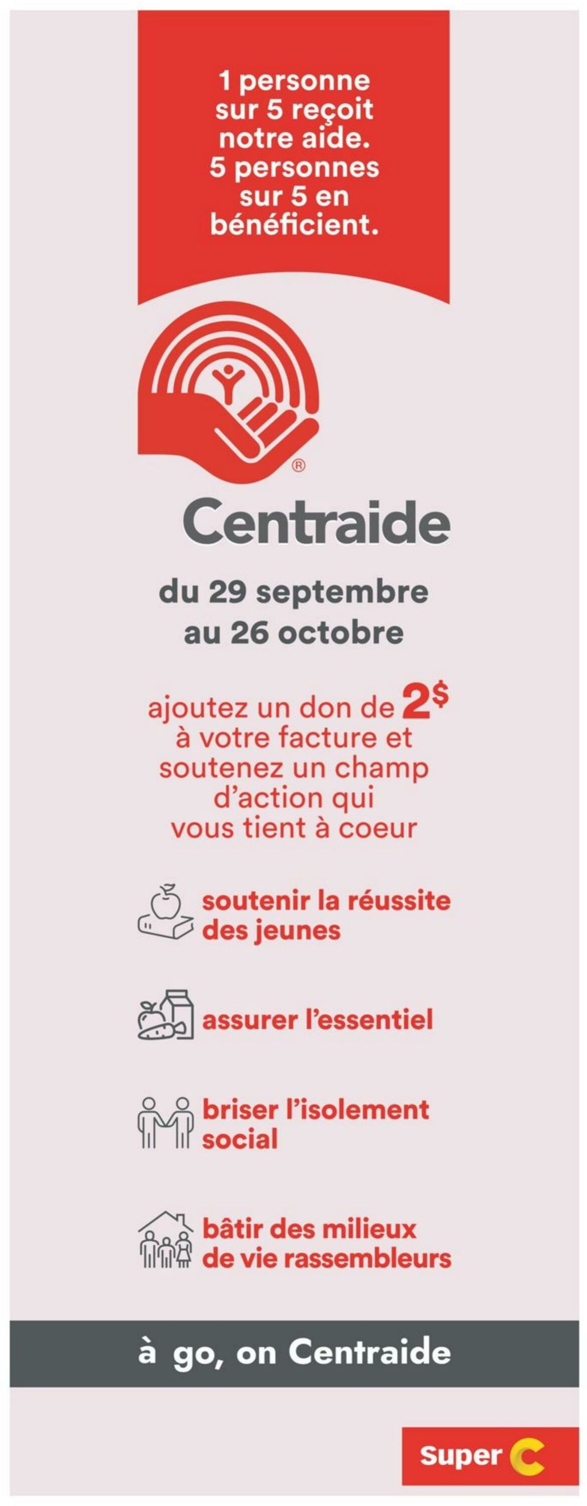 Circulaire Super C 17.10.2024 - 23.10.2024