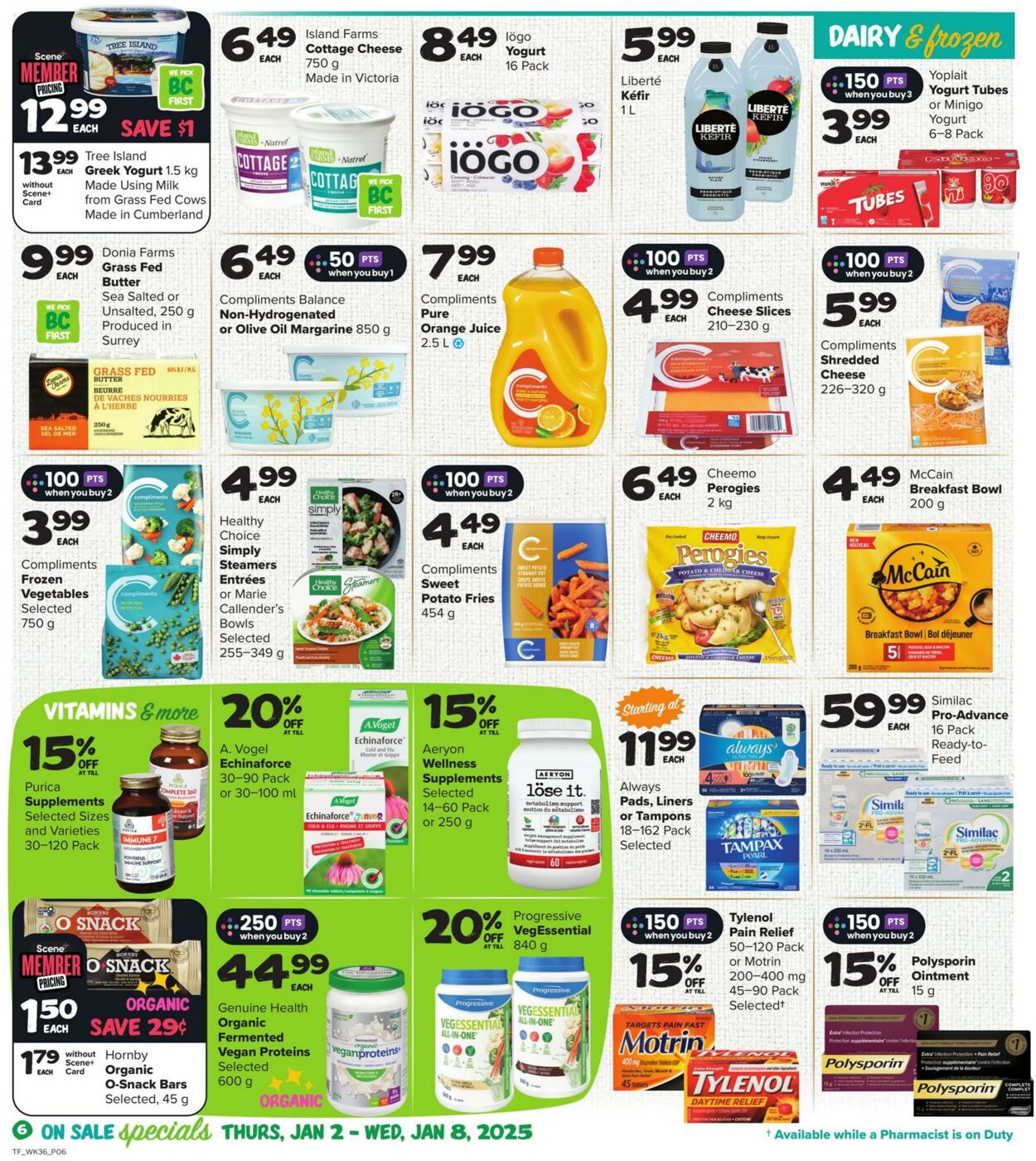 Circulaire Thrifty Foods 02.01.2025 - 08.01.2025