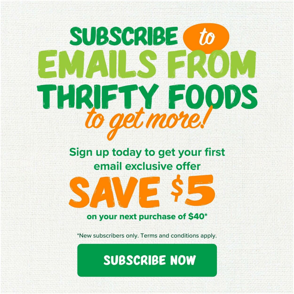 Circulaire Thrifty Foods 02.01.2025 - 08.01.2025