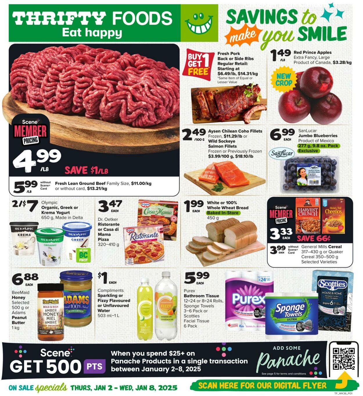 Circulaire Thrifty Foods 02.01.2025 - 08.01.2025