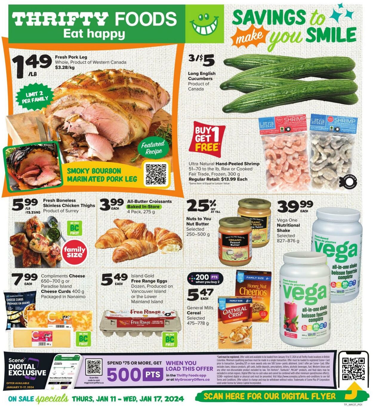 Circulaire Thrifty Foods 11.01.2024 - 17.01.2024