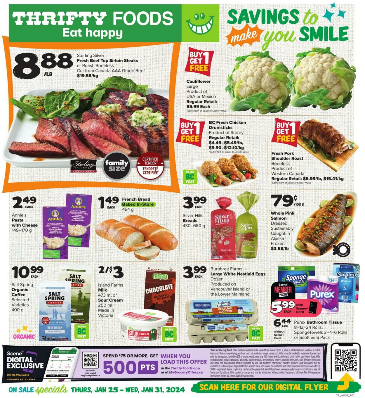Circulaire Thrifty Foods 25.01.2024 - 31.01.2024