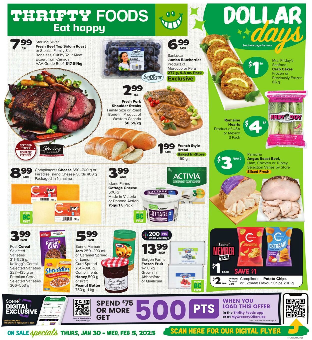 Circulaire Thrifty Foods 30.01.2025 - 05.02.2025