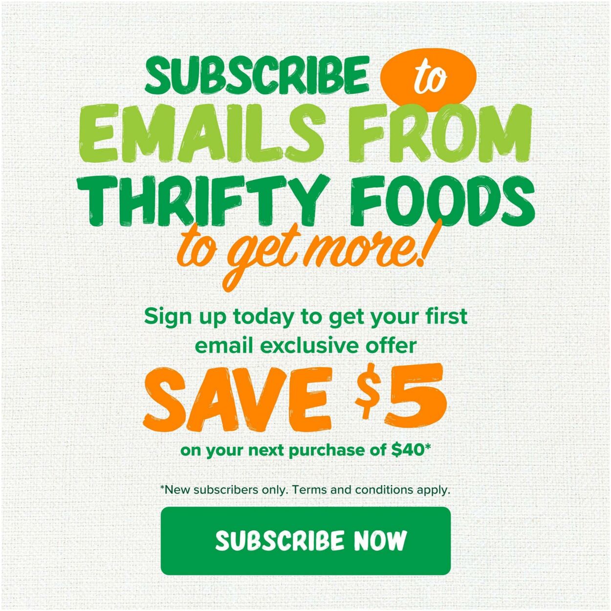 Circulaire Thrifty Foods 01.02.2024 - 07.02.2024