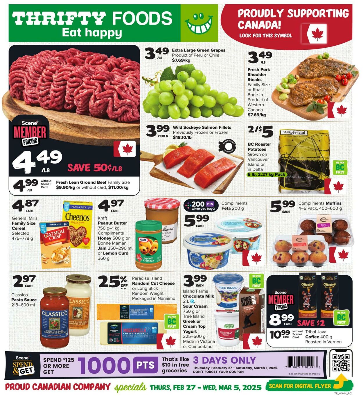 Circulaire Thrifty Foods 27.02.2025 - 05.03.2025