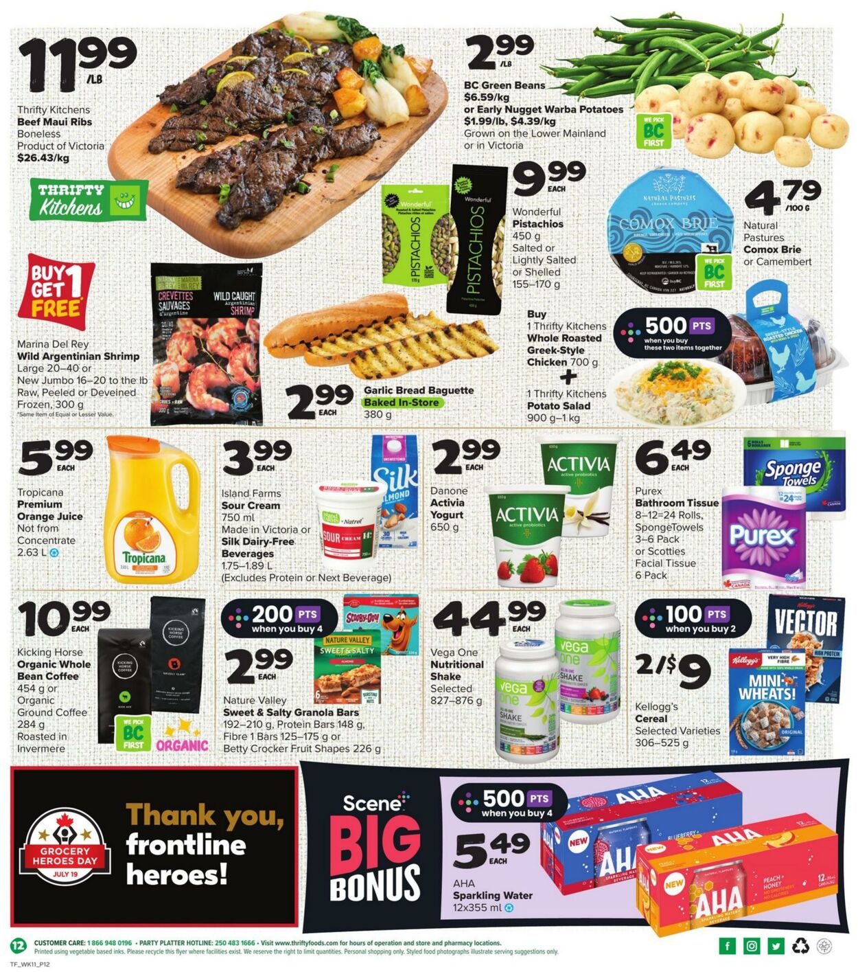 Circulaire Thrifty Foods 13.07.2023 - 19.07.2023