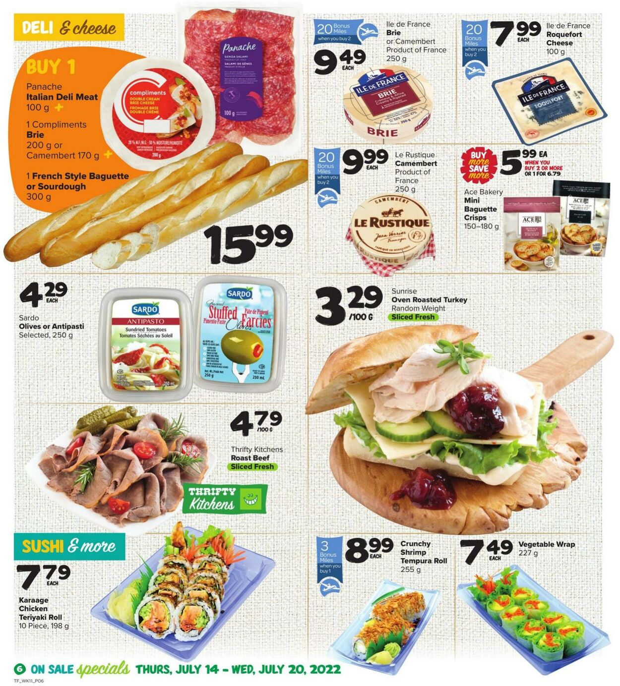 Circulaire Thrifty Foods 14.07.2022 - 20.07.2022