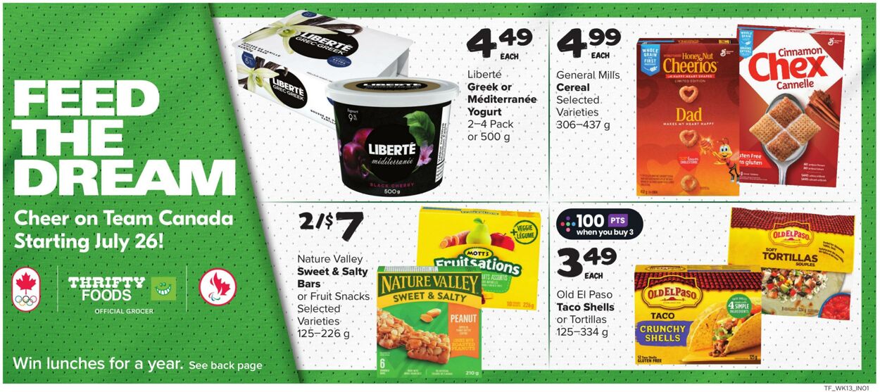 Circulaire Thrifty Foods 25.07.2024 - 31.07.2024