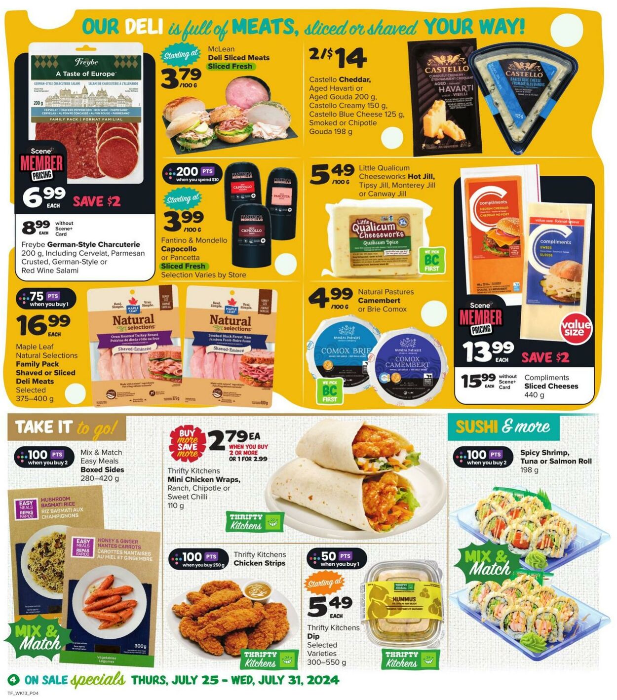 Circulaire Thrifty Foods 25.07.2024 - 31.07.2024