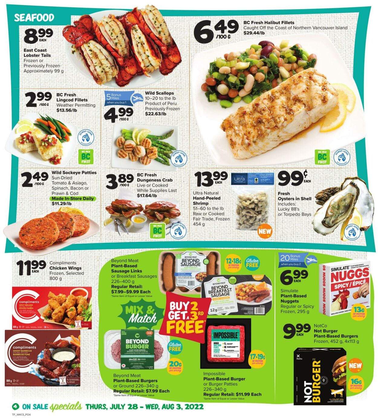 Circulaire Thrifty Foods 28.07.2022 - 03.08.2022