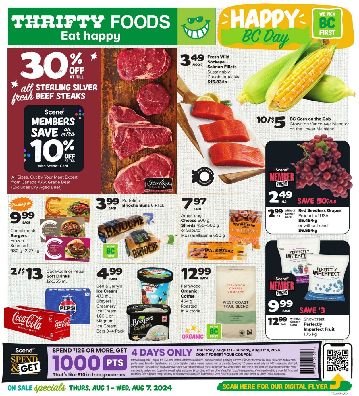 Circulaire Thrifty Foods 01.08.2024 - 07.08.2024