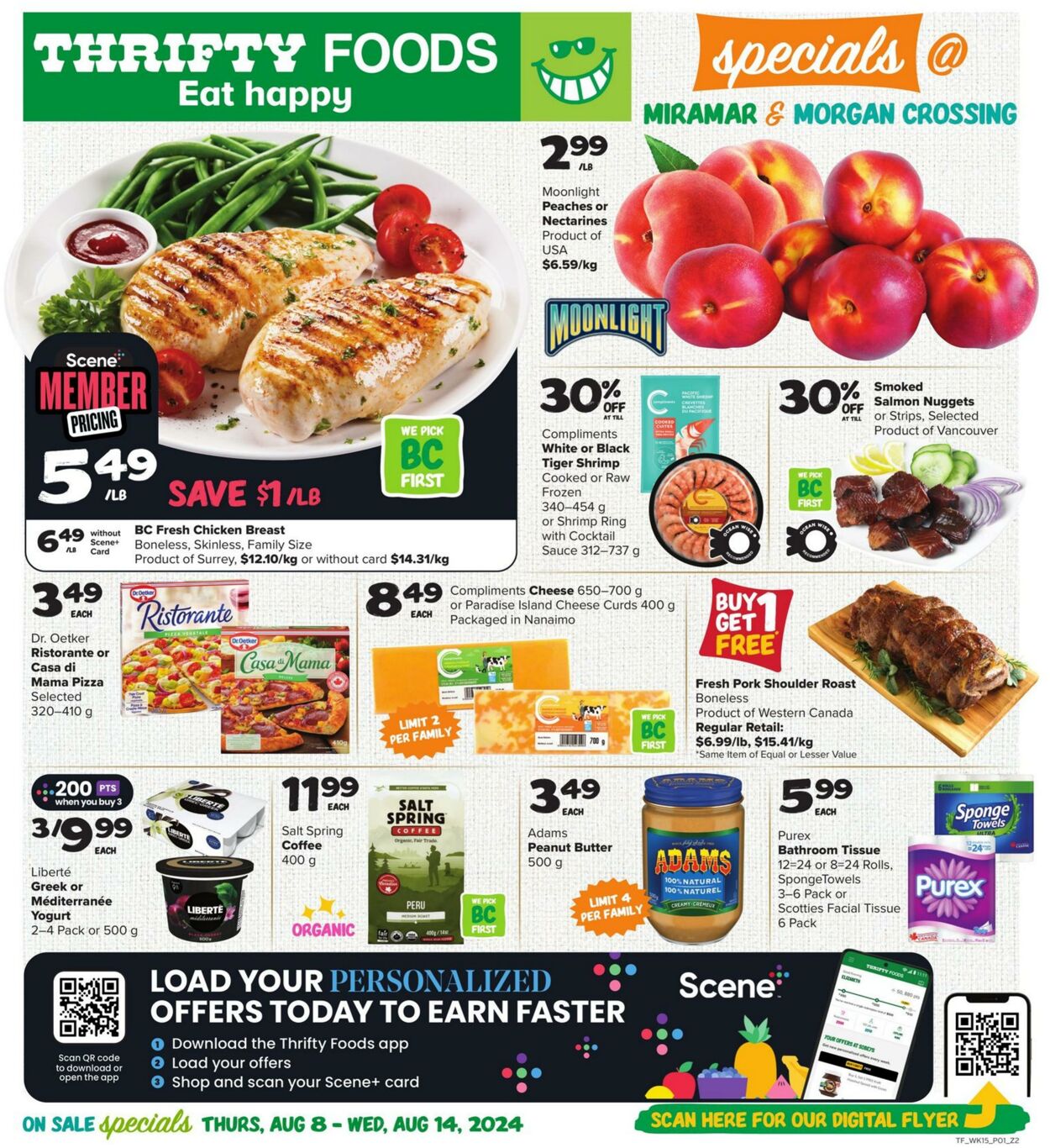 Circulaire Thrifty Foods 08.08.2024 - 14.08.2024