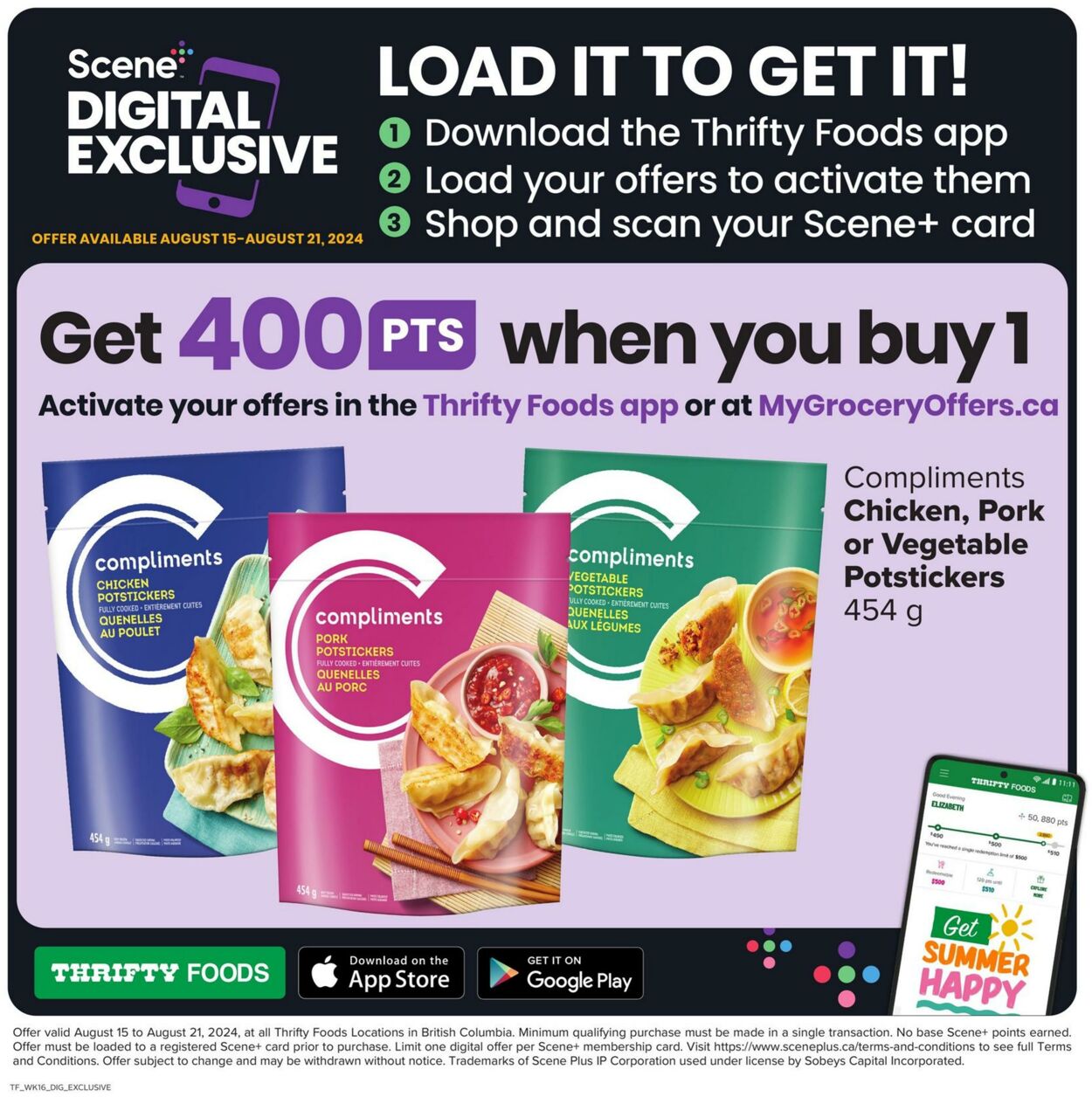 Circulaire Thrifty Foods 15.08.2024 - 21.08.2024