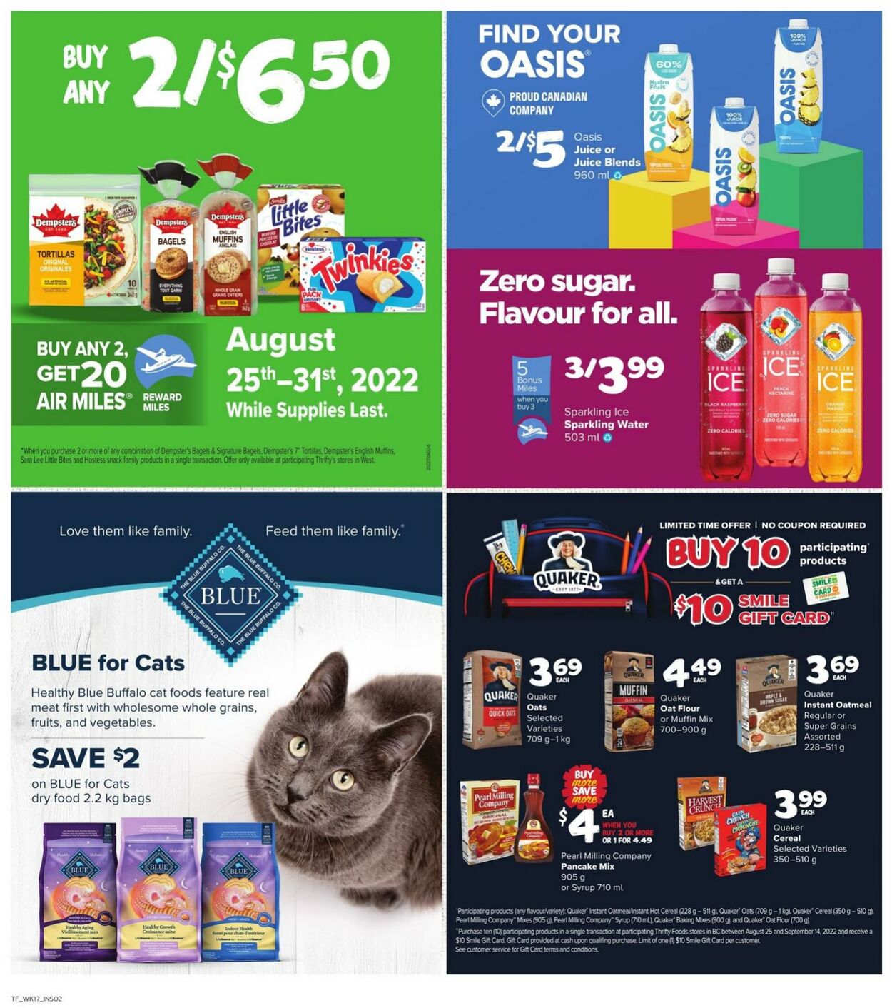 Circulaire Thrifty Foods 25.08.2022 - 31.08.2022