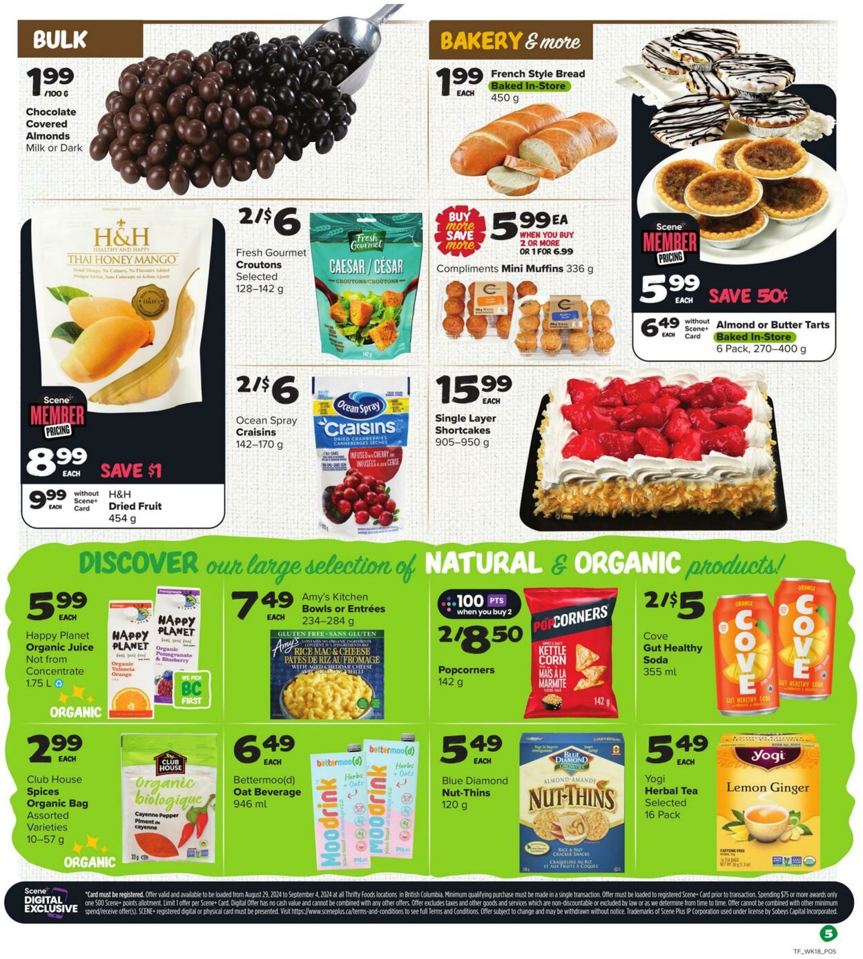 Circulaire Thrifty Foods 29.08.2024 - 04.09.2024