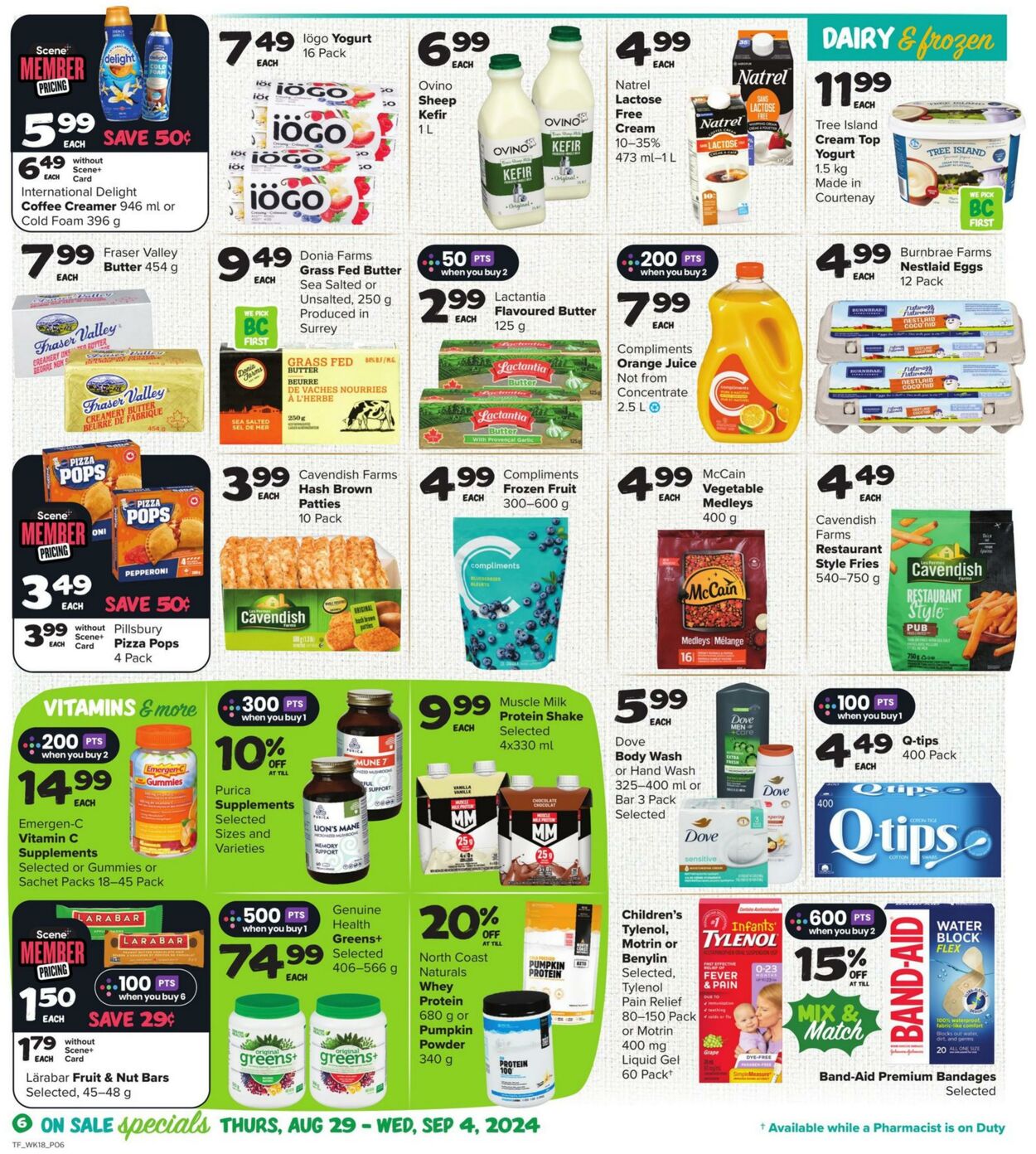 Circulaire Thrifty Foods 29.08.2024 - 04.09.2024