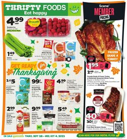 Circulaire Thrifty Foods 28.09.2023 - 04.10.2023