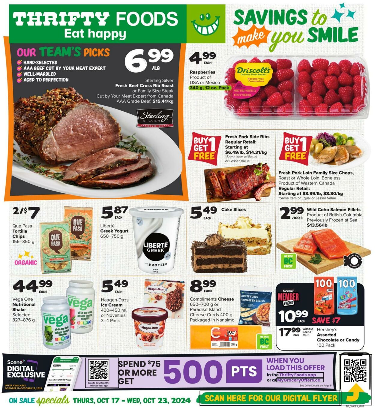 Circulaire Thrifty Foods 17.10.2024 - 23.10.2024