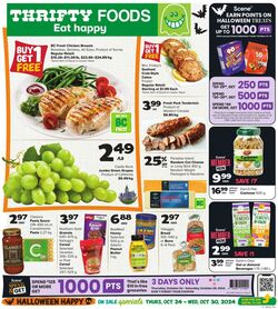 Circulaire Thrifty Foods 31.10.2024 - 06.11.2024