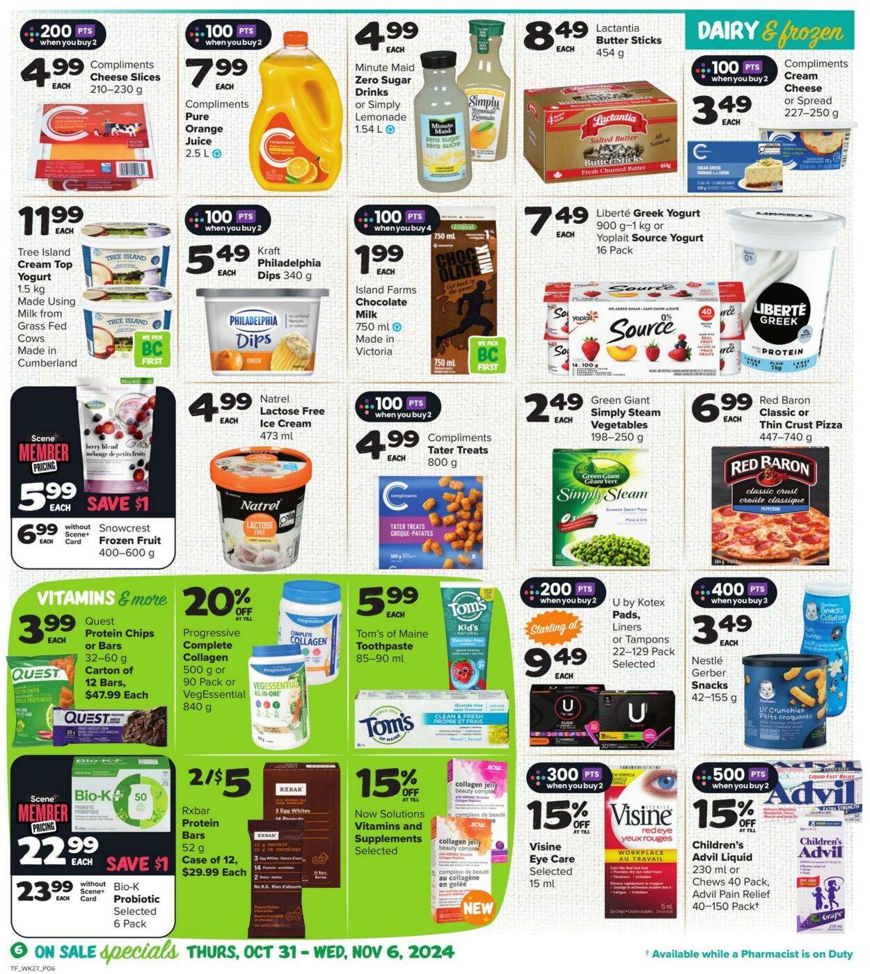 Circulaire Thrifty Foods 31.10.2024 - 06.11.2024