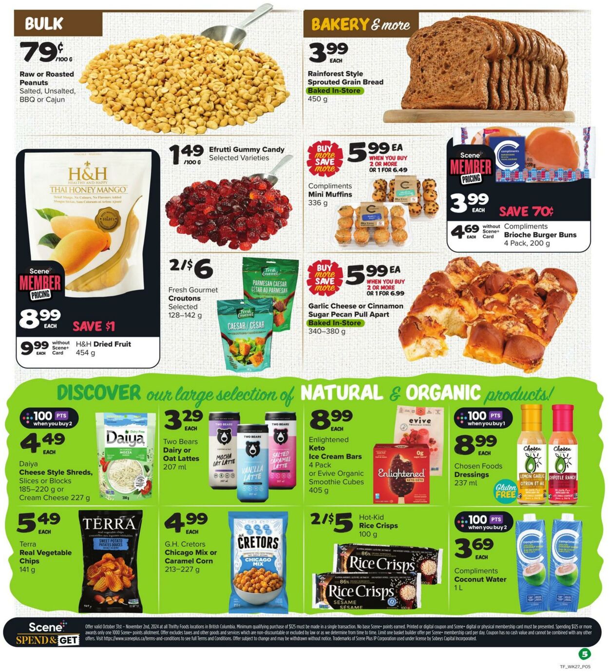 Circulaire Thrifty Foods 31.10.2024 - 06.11.2024