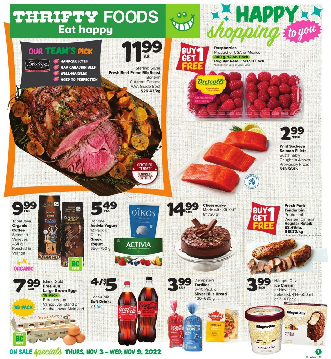 Circulaire Thrifty Foods 03.11.2022 - 09.11.2022