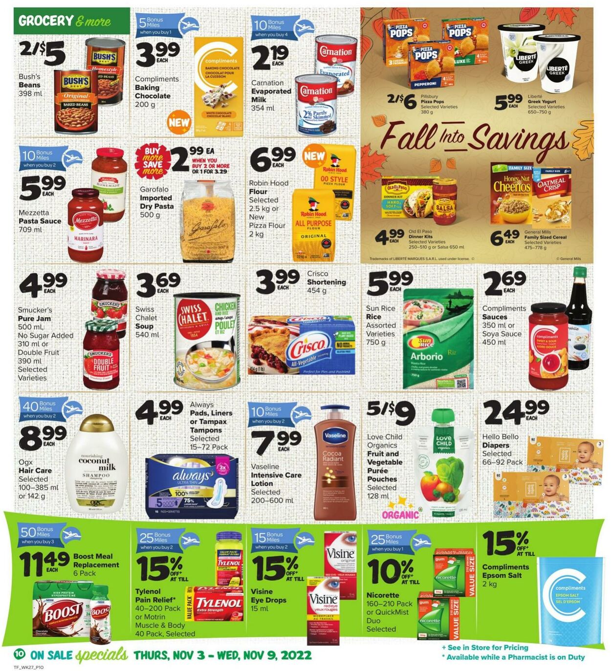 Circulaire Thrifty Foods 03.11.2022 - 09.11.2022