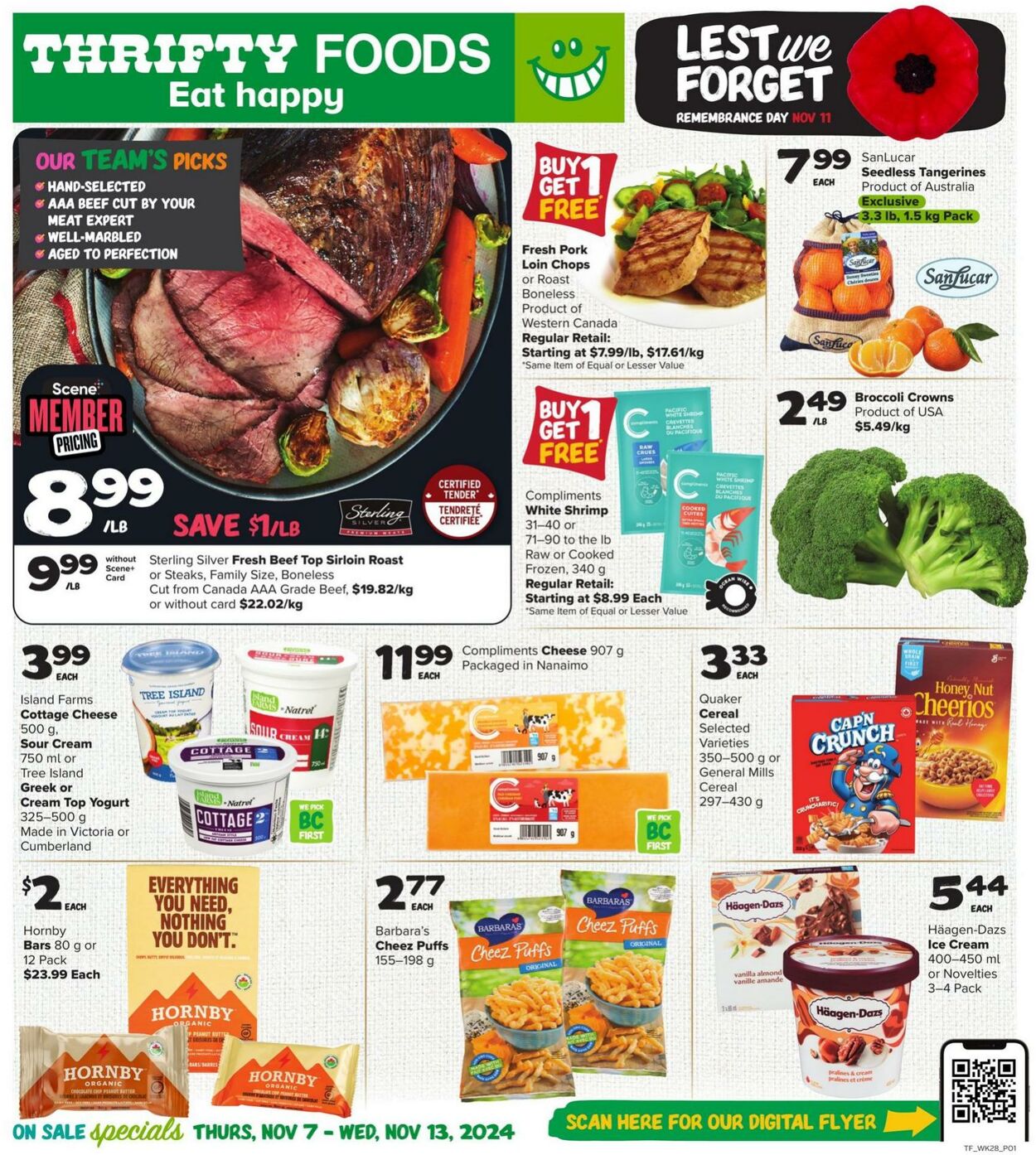 Circulaire Thrifty Foods 07.11.2024 - 13.11.2024