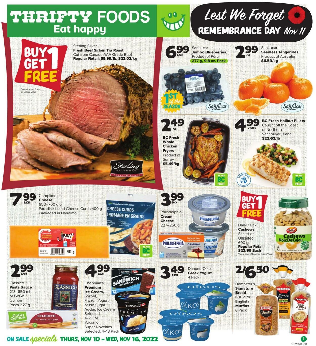 Circulaire Thrifty Foods 10.11.2022 - 16.11.2022
