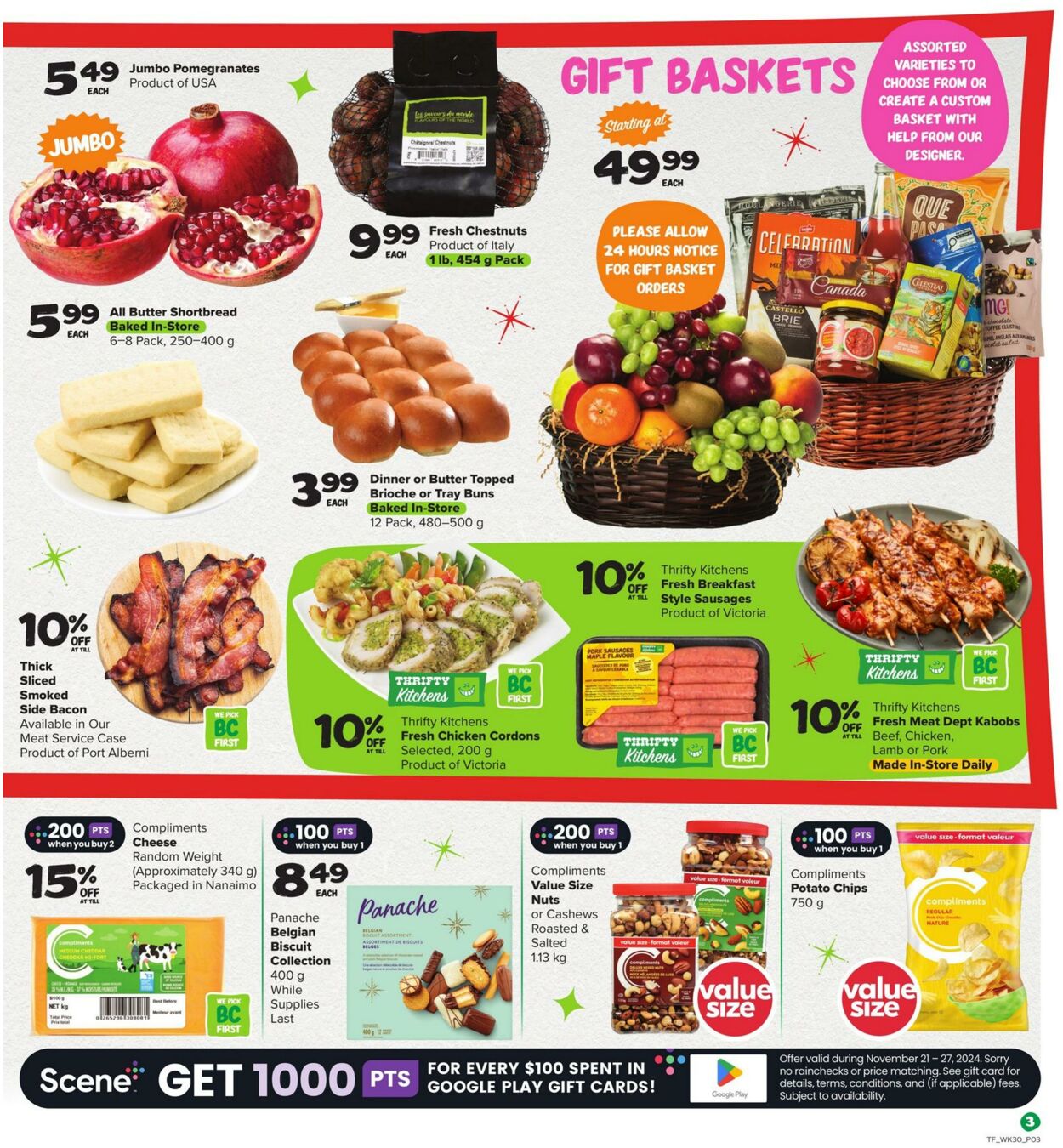 Circulaire Thrifty Foods 21.11.2024 - 27.11.2024