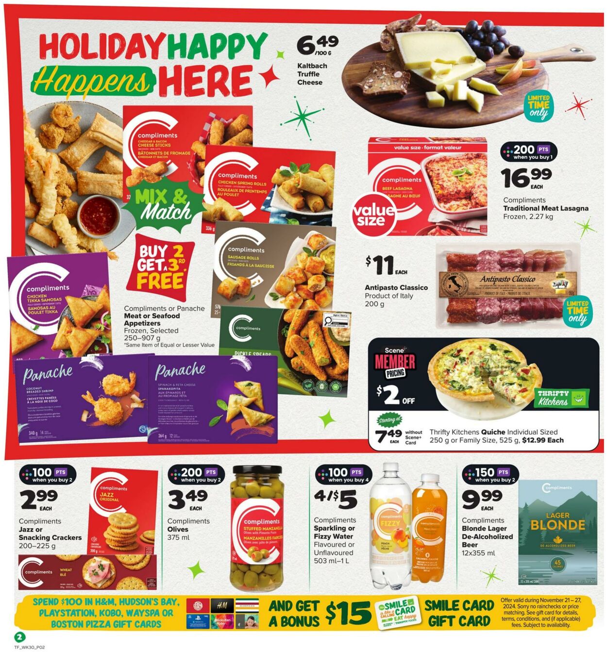 Circulaire Thrifty Foods 21.11.2024 - 27.11.2024