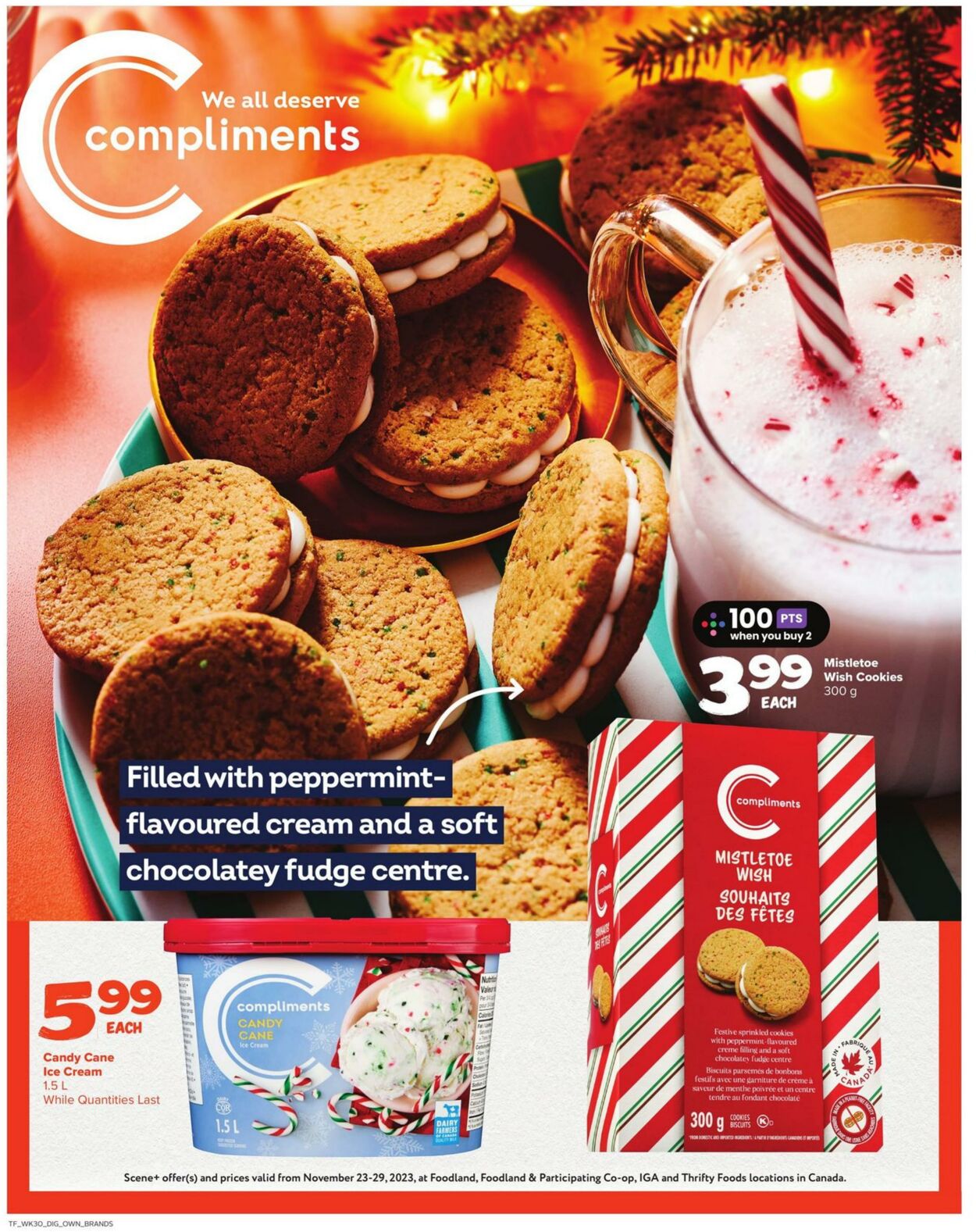 Circulaire Thrifty Foods 23.11.2023 - 29.11.2023