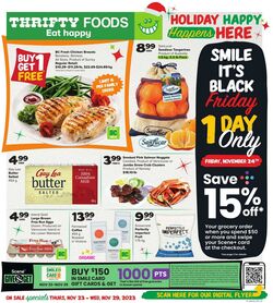 Circulaire Thrifty Foods 23.11.2023 - 29.11.2023