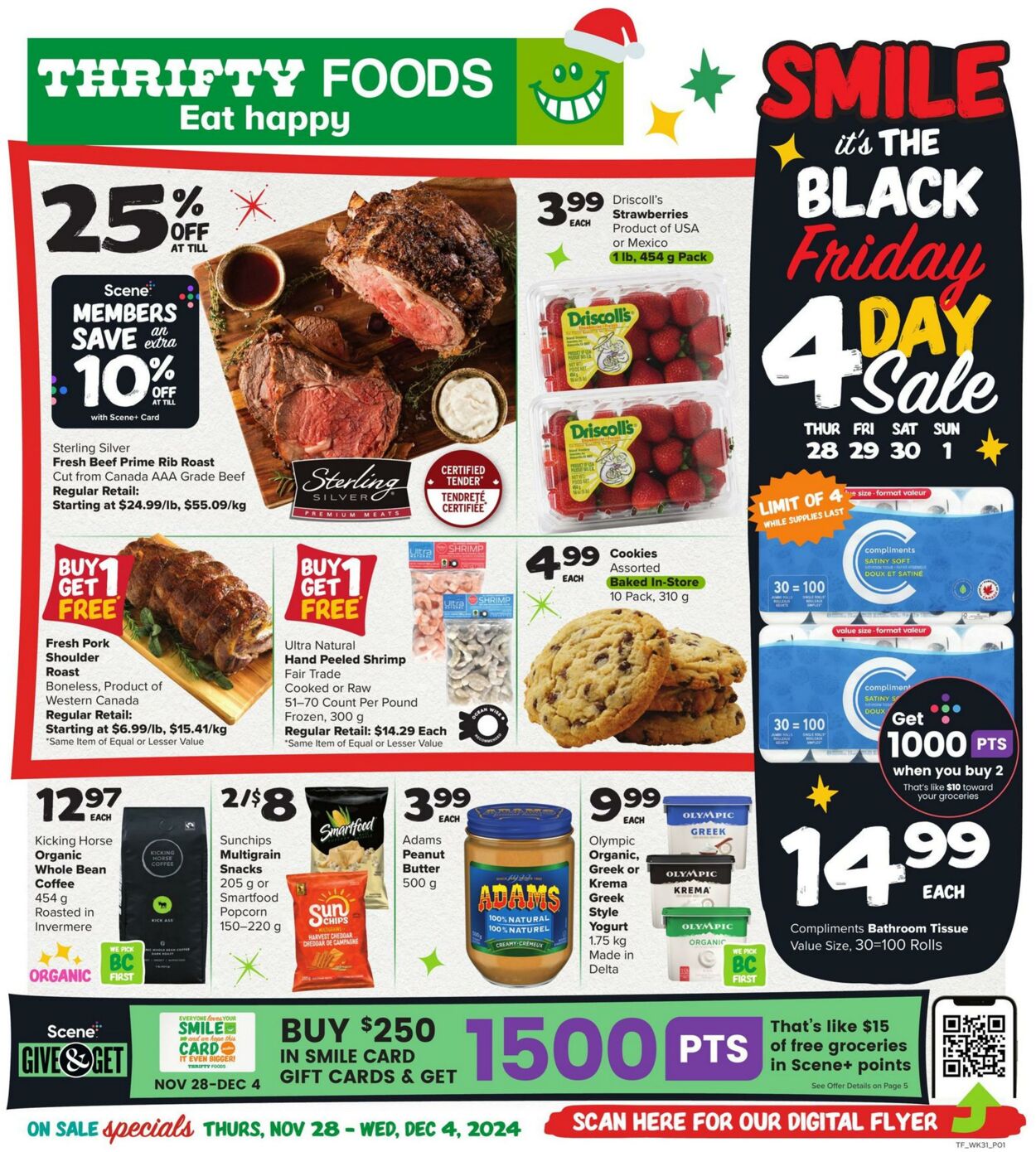 Circulaire Thrifty Foods 28.11.2024 - 04.12.2024