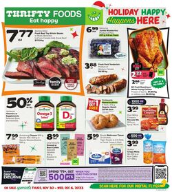 Circulaire Thrifty Foods 30.11.2023 - 06.12.2023