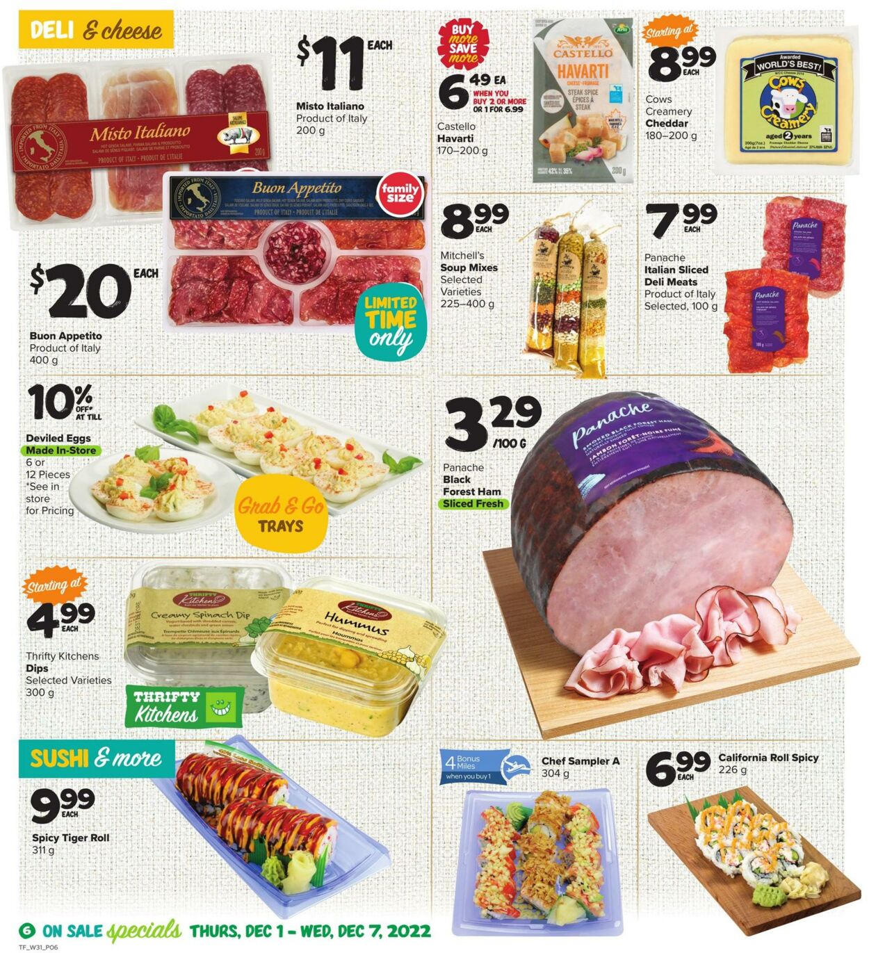 Circulaire Thrifty Foods 01.12.2022 - 07.12.2022