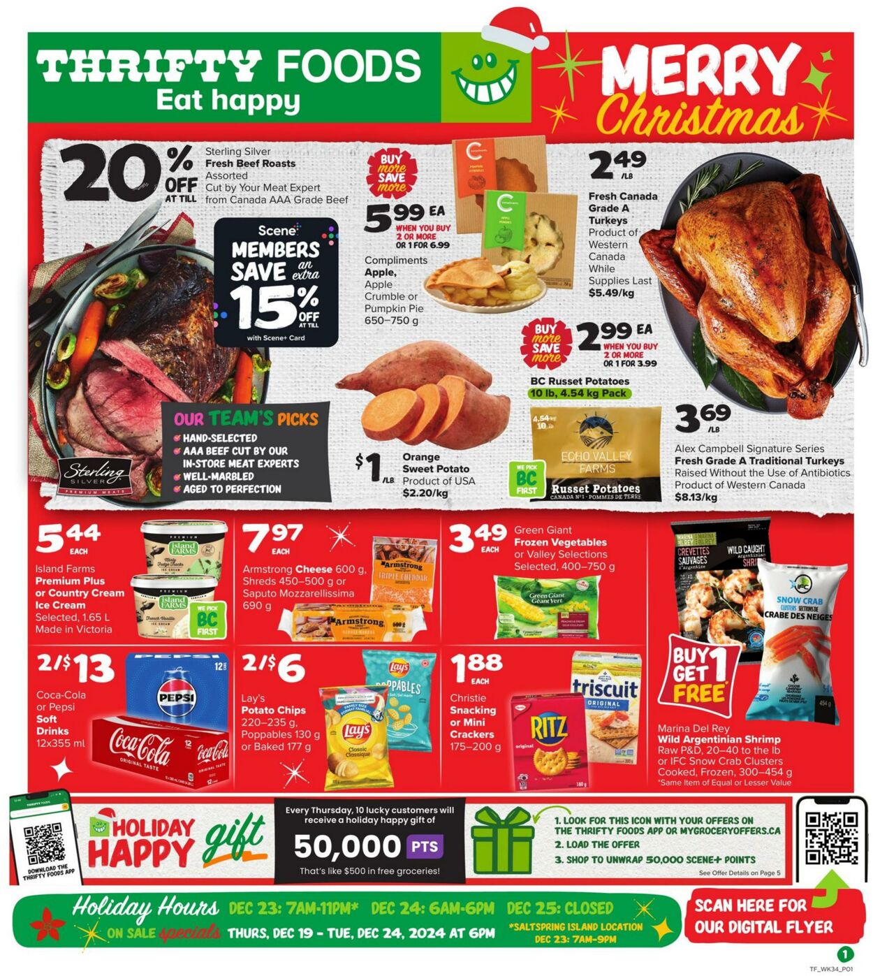 Circulaire Thrifty Foods 19.12.2024 - 24.12.2024