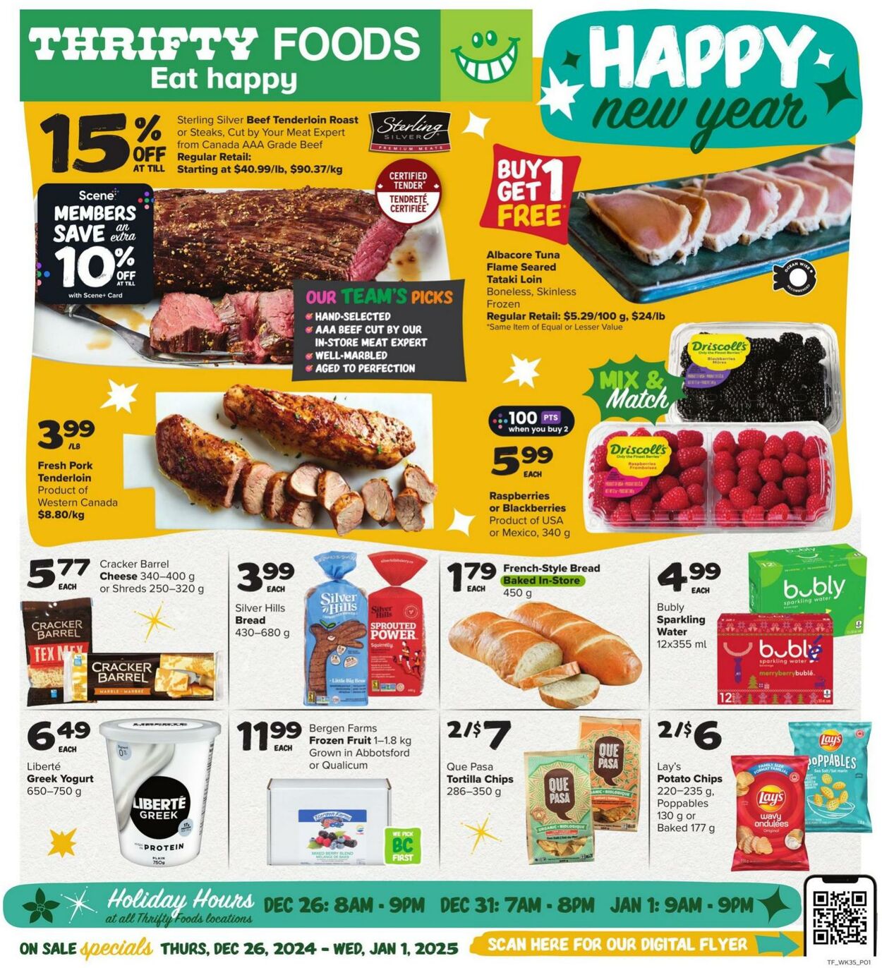 Circulaire Thrifty Foods 26.12.2024 - 02.01.2025