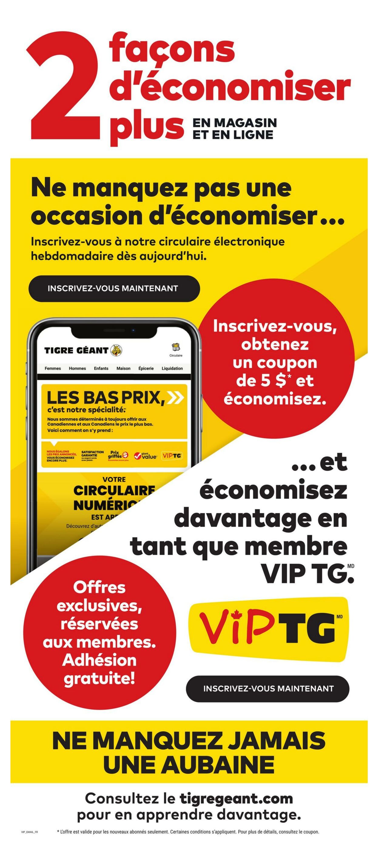 Circulaire Tigre Géant 17.07.2024 - 23.07.2024