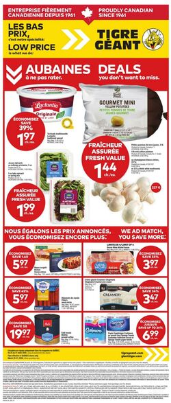 Circulaire Tigre Géant 25.03.2026 - 31.03.2026