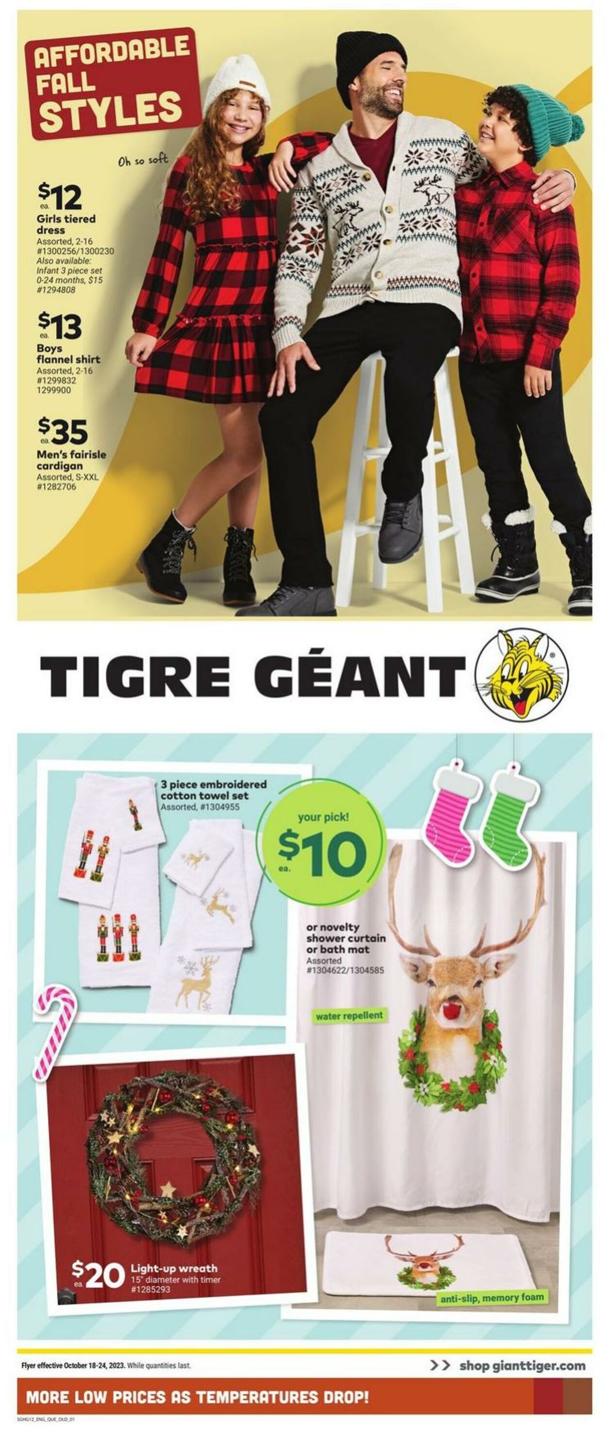 Circulaire Tigre Géant 18.10.2023 - 24.10.2023