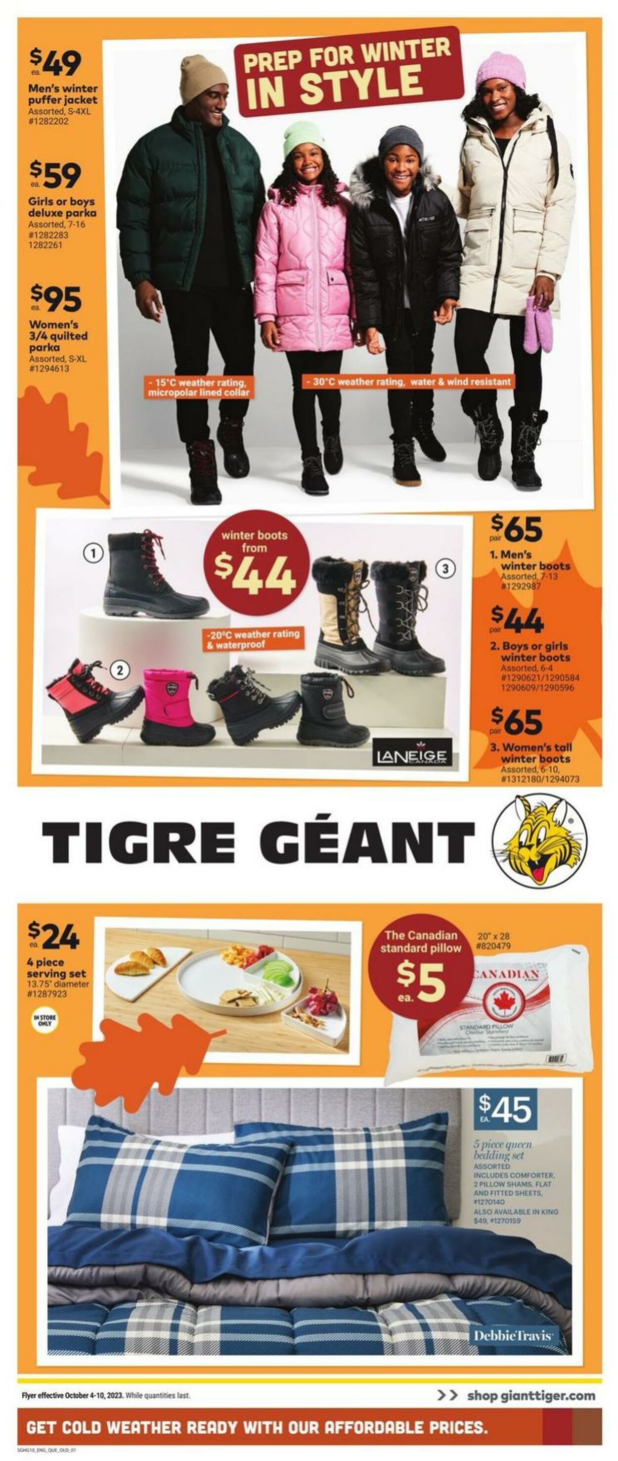 Circulaire Tigre Géant 04.10.2023 - 10.10.2023