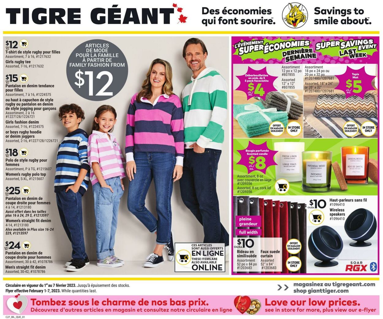 Circulaire Tigre Géant 01.02.2023 - 07.02.2023