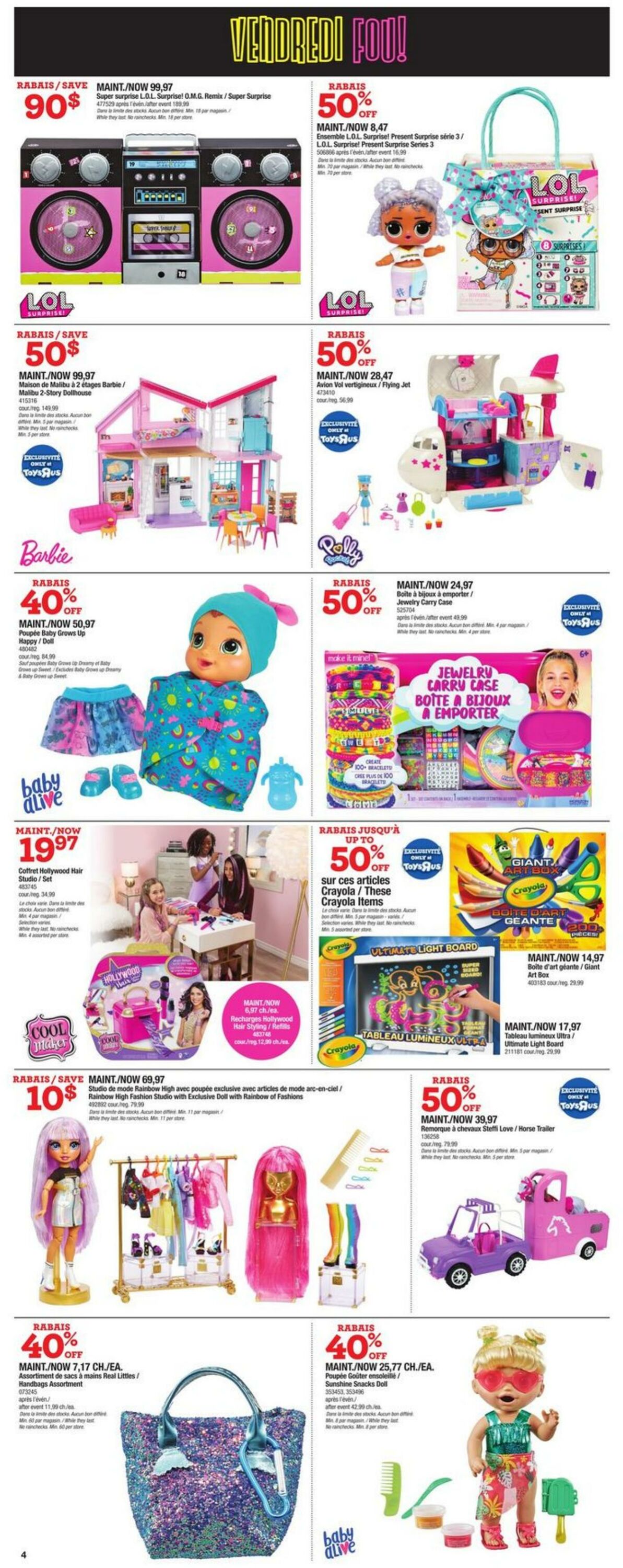 Circulaire Toys’R’Us 25.11.2021 - 01.12.2021