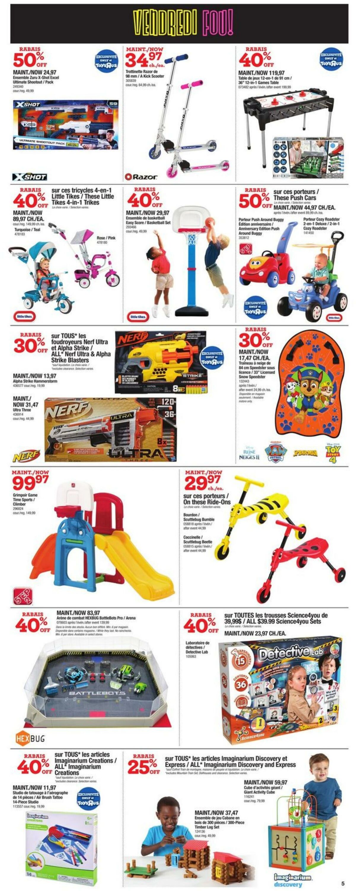 Circulaire Toys’R’Us 25.11.2021 - 01.12.2021