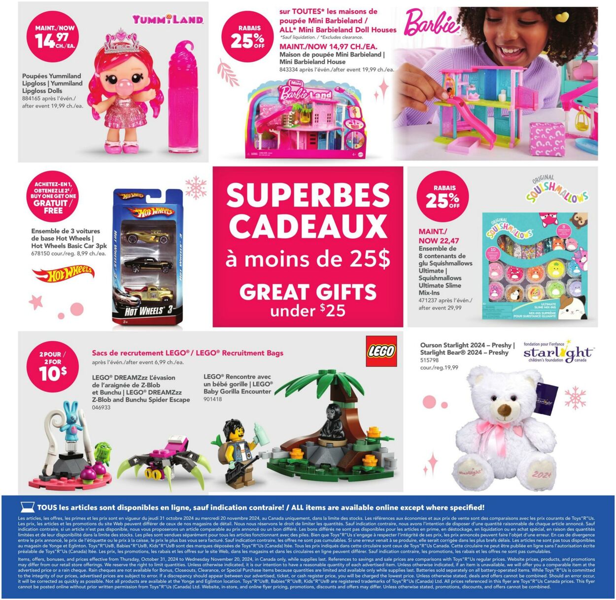 Circulaire Toys’R’Us 31.10.2024 - 20.11.2024