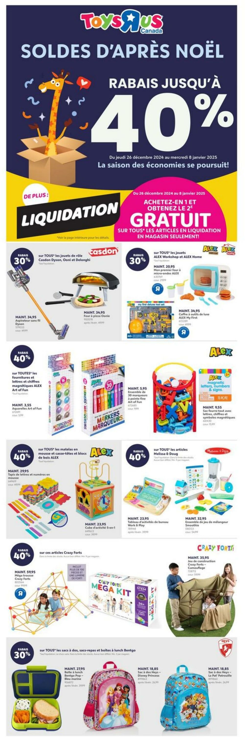 Circulaire Toys’R’Us 26.12.2024 - 08.01.2025